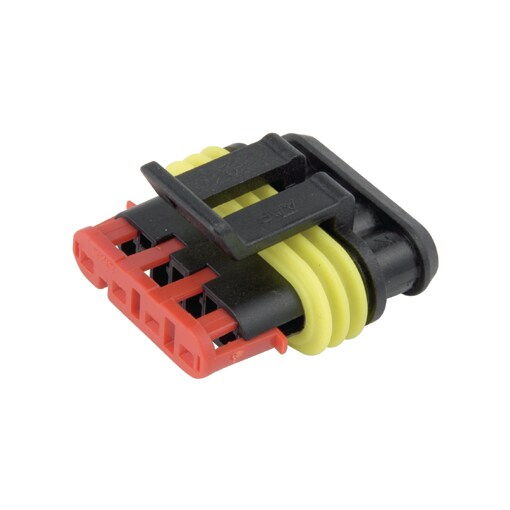 Vandtæt hanstik 4-pol